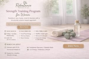 Rebalance Harmony of Life Strength Training Program for Women with brain mastery